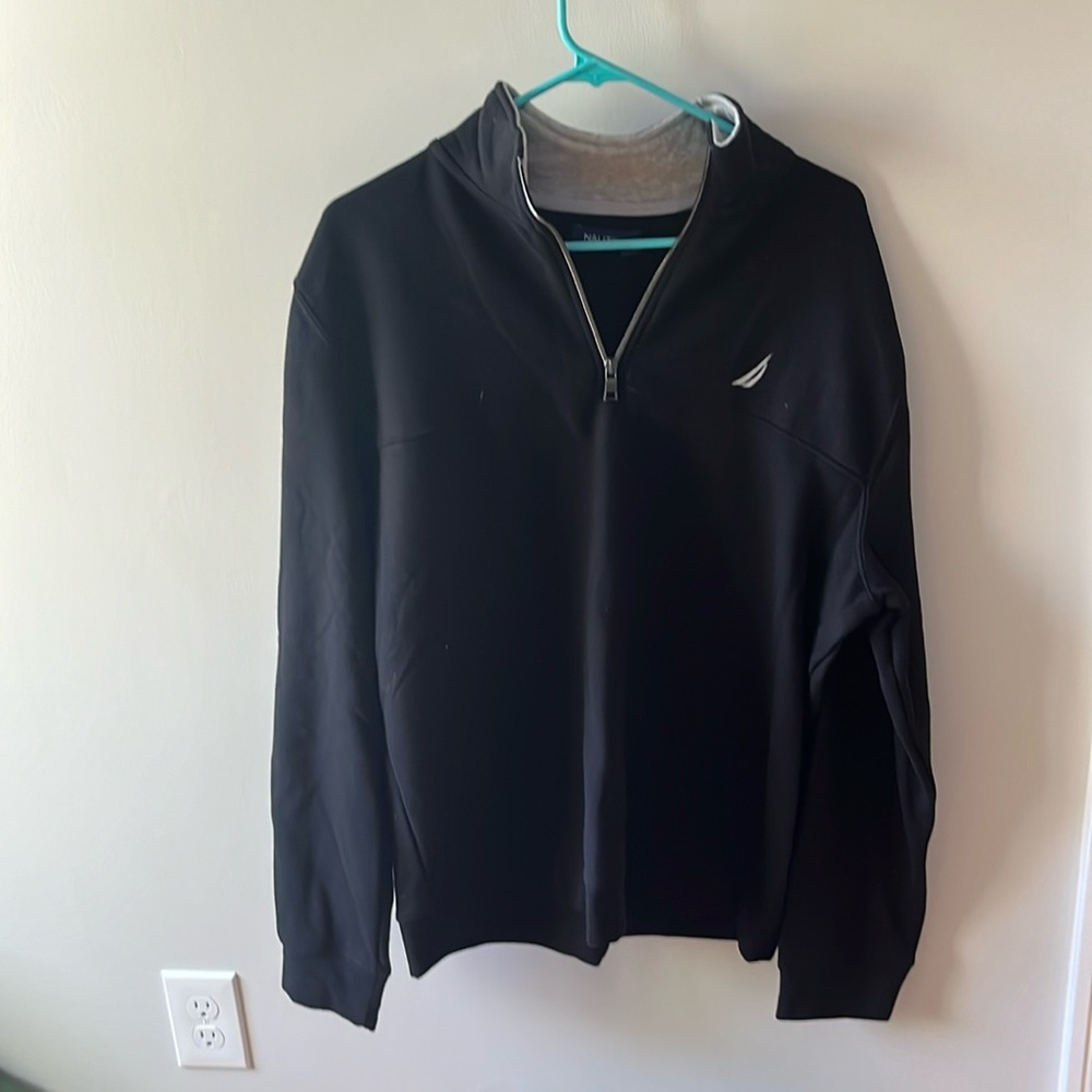 Nautica quarter zip sweatshirt men’s large